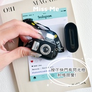 [MissMe] Earphone Case Retro Camera Style AirPods Protective Lanyard airpods1/2pro34 Universal airpo