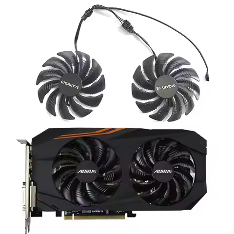 New 88MM GPU Cooling Fan Replacement for Gigabyte AORUS Radeon RX 570 580 4G Graphics Card RX570 RX5