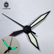 28.5mm green full lume nologo pilot SKX watch dial Roman numeral mark NH34 movement GMT 4.8 Oclock C