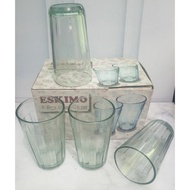 Eskimo glass cups 6 pcs