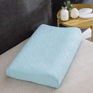 Dansunreve 1pc Waterproof Latex Pillowcase Plain Jacquard Design Rebound Memory Foam Contour Pillow Case 30*50cm/40*60cm