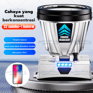 Senter Kepala super terang/Senter Kepala Jumbo/senter kepala led cas tahan 24 jam tahan air/Senter K