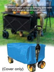 1入露營拖車專用蓋子-使用這款耐用的防水蓋子,保護您的戶外折疊手推車,適用於手推車、花園車、折疊車