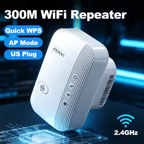 FENVI 300M WiFi Repeater 2.4G Wireless Network Extender 802.11N WiFi Long Range BoosterAmplifier WiF