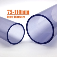 Transparent PVC Pipe Aquarium Clear Pipe Inner Diameter 75mm to 110mm