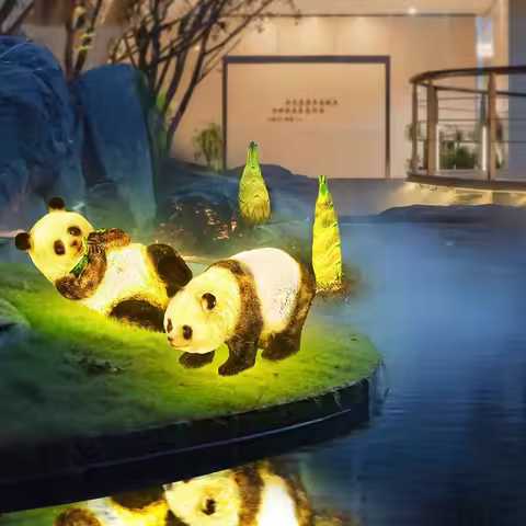 Garden Decoration Outdoor Solar Lights Outdoor Solar Lights Garden Solar Lights Panda Solar LEDs Out
