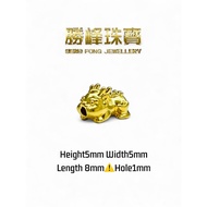 SF 迷你貔貅宝宝手串珠 Mini Pixiu Baby Bead/100%AUTHENTIC 999GOLD (PX092)