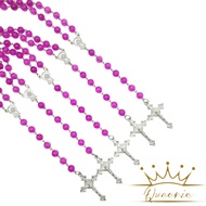 Prayer & Rosary Sheet Package 77x Our Father | Rosary Beads 8m | Our Father 77x Prayer Necklace