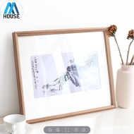 24 30 Inch 36 4K Solid Wood Photo Frame Wall Simple Decorative Picture Frame Mounted Alley Frame A4-