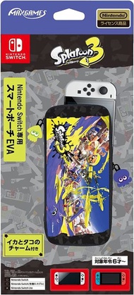 任天堂 - Switch /Switch OLED 主機用Splatoon 3 特別版拉鏈保護包 (漆彈大作戰3, A款)