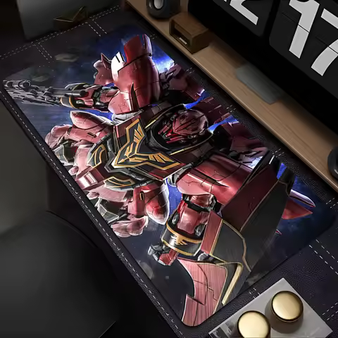 Gaming Mouse Pad M-mechanical Warrior G-gundam 90x40cm Large Computer Mousepad Desk Mat PC Anime Car