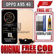 LAYAR FREE/ FREE GLUE + SCREWDRIVER LCD TOUCHSCREEN OPPO A95 4G OPPO TOUCH SCREEN FULLSET OEM QUALIT