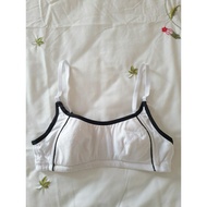 Si bra size 75/80 A white mixed with black cotton for students