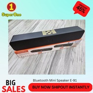 LFERFEI E-91 Bluetooth Speaker Portable Wireless Speaker Sound System 3D Stereo Music soundbar.[Item