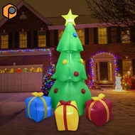 [prettyia] 7 ft Christmas Tree Inflatable Decor, Ornament, Xmas Decoration, with LED Light with 3 Gi