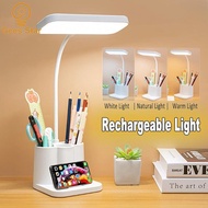 Gees Star Eye protection Desk Lamp LED Table lamp 3 Color Adjustable USB Table Light Charging/Plug i