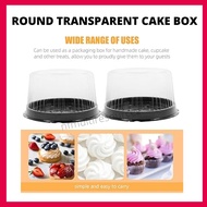 4/6/8 inch Round Cake Packaging Transparent Box children's mini cake transparent plastic baking past