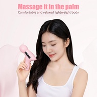 XY Mini Massage Massage LCD Screen 6 Heads Gun Muscle Massager Portable Electric Fascia Gun for Neck