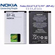 แบตเตอรี่มือถือNokia BP-4L  Battery 3.7V (ใช้กับรุ่นE63E72N9733106300)