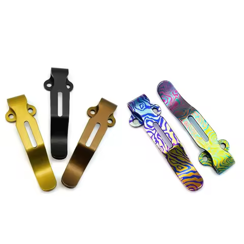 7 Colors Knife Titanium Alloy Pocket Clip Clamp for Benchmade Griptillian 551 Bugout 535 940 Bailout