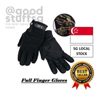 [SG FREE 🚚] 511 Full Finger Gloves Motorcycle Tactical Gloves Fitness Gloves Anti-Slip Bar Grip Stre