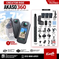 AKASO 360 - Action Camera | 5.7K 360 Video | 72MP 360 Photos | Dual 1/2" 48