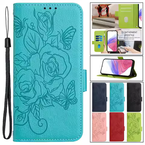 Samsung Xcover7 6 Pro 4s 5 Rose Funda for Samsung Galaxy M55 M15 C55 M53 M13 M54 M14 M32 M52 Anti-th