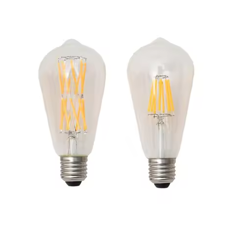 LED Edison Filament Bulbs Warm white Lights ST64 Dimmable E27 2W 4W 6W 8W 12W 16W 220V 110V 2700K 60