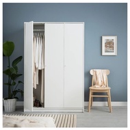 「Ready Stock」IKEA KLEPPSTAD Wardrobe Bedroom White Large Clothes Cupboard Almari Baju Putih Besar