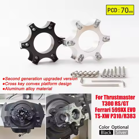 Game Steering Wheel Adapter for Simulator Thrustmaster Base modification T300 RS GT Ferrari 599 TS-X