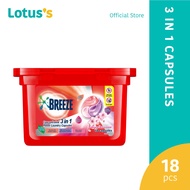 Breeze 3 In 1 Capsule Detergent Sakura Blossom (18's)