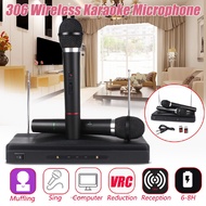 ┇❧♟wonderful♥ Karaoke Wireless Microphone System KTV Dual Handheld 2 x Mic