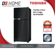 TOSHIBA (GR-RT835)661L 2 Doors Pure BIO Inverter Refrigerator Peti Sejuk 2 Pintu