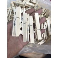 (Lot of 100) Tree clips, clothes drying wood 777 VN - Model 6.5cm [ PTBT ]