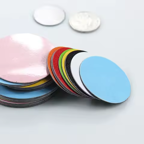 30PCS 30mm Round Magnetic Sticker Fit Glass Cabochon Vision Board Fridge Magnet DIY Refrigerator Mag