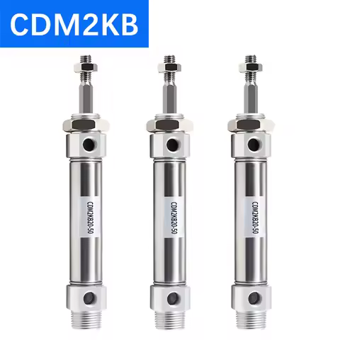 CDM2KB16/20/25/32/40 Series Stainless Steel Magnetic Ring 25-500mm Stroke Double Acting Mini Pneumat