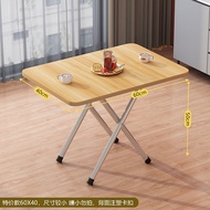 ST-🚤Yumengxin Dike Folding Table Simple Table Rental House Home Computer Desk Small Apartment Rental Square Table Dining