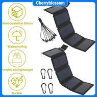 20W Folding Solar Panel Charger IP55 Waterproof Portable Solar Panel with Climbing Buckles USB TYPC 