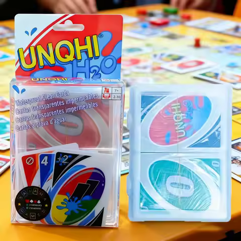 2026 108pcs Gathering Board Games UNQHI H2O Card Game WaterProof Pressure Proof PVC Plastic Transpar