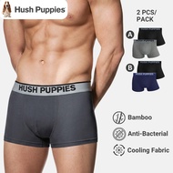Hush Puppies 2pcs Men Boxer Briefs Bamboo Underwear HMX702179AS1