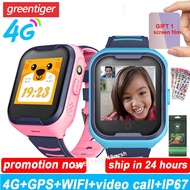 A36E 4G Smart Watch Kids GPS Tracker Video Call Smart Phone Watch IP67 Waterproof Child Smartwatch B