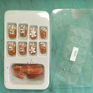 3D False Nails Shining Bride Fake Nails Nail Art/