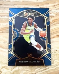 Select Anthony Edwards RC Blue Card