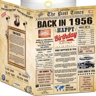 70th Birthday Card for Women Men - Back In 1956 Newspaper - 70 th Happy BIRTHDAY card - 70 birthday 