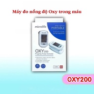 Máy đo oxy máy đo SPO2 máy đo nồng độ oxy trong máu và nhịp tim Microlife OXY200 - Green Pharma