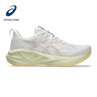 ASICS Men NOVABLAST 5 Running Shoes in White/Fawn