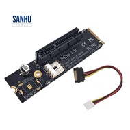 NGFF to PCI-E X4 Slot Convert Adapter M2 Port to PCIE Expansion Card Compatible with X1 X4 X8 X16 PC