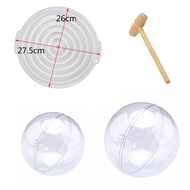 Planet Cake Mould Wooden Hammer Ball Acrylic Ball Mould Planet Mould Knock Music Cake Chocolate Cake
