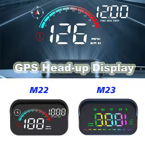 M22 / M23 Head-Up Display GPS HUD Digital Odometer Speed Projector with Compass Auto On-Board Comput