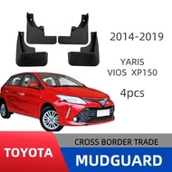 Mud Flaps For Toyota Yaris Vios XP150 Vios FS Hatchback 2014-2019 Car Splash Guards